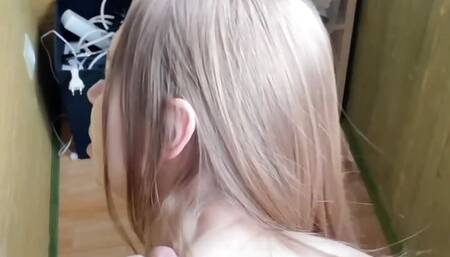 Paying for rent with her delicious body