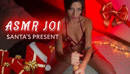 ASMR JOI. Santa's petite brunette AmyHaze Makes You CUM with handjob