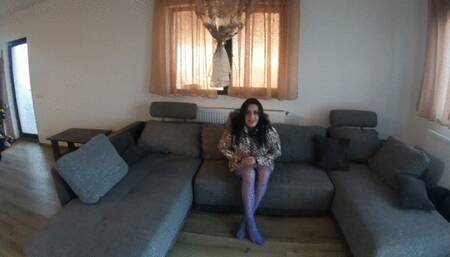 Downjacket fetish and fur-Blow-job, cum-play and fuck 3