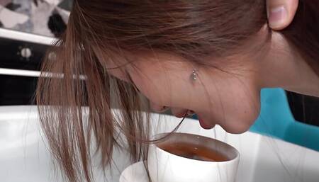 Rough tea party with my Asian Alice