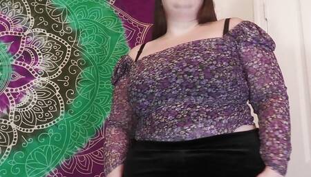 BBW Striptease and JOI with Countdown