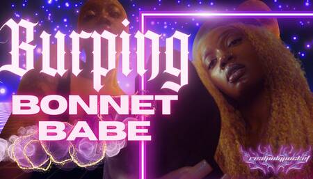 Burping Bonnet Babe Smoking Foot Worship