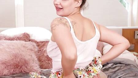 Sexy Hot Lady Strips Off Naked Ready For Your Cock