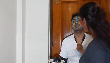 Desi Rachna becomes cowgirl and ride over Ravi