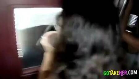 Gloryhole Brunette Takes on Multiple Cocks in a Kinky Adventure