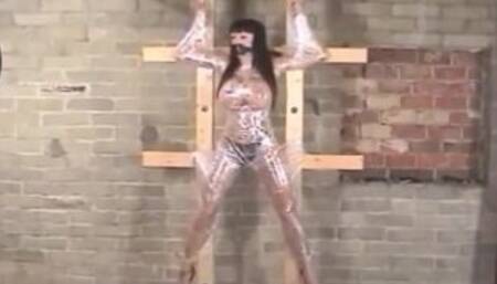 Kinky plastic bondage