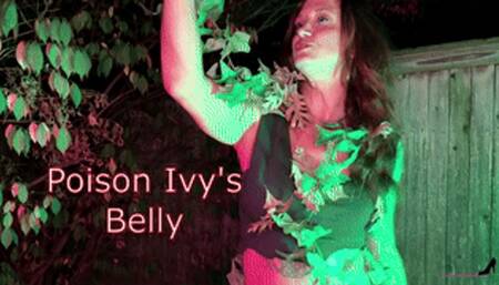 Poison Ivy’s Belly - Autumn Bodell Super Villain Transformation, Belly Fetish, Pierced Belly Button Worship, Femdom Stomach Tease Belly Goddess