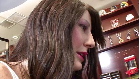 Brooke Foxx a horny brunette woman gets her pussy penetrated