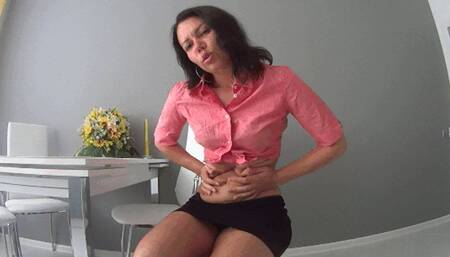 Belly ache and deep punches of my boss 2 BE