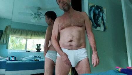 Wearing your thong makes me a horny pig