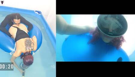 Agitated apnea Oral sex underwater Sara camera pov moans