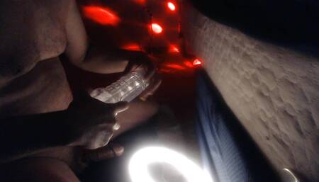 Late night fleshlight insemination