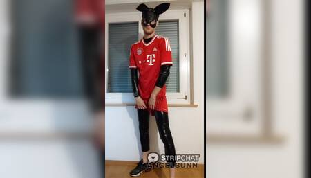 German Young Boy Football Footballer Latex Twink