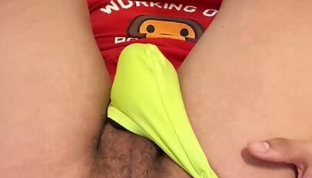 Twink playing with his little ass