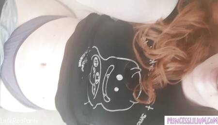 Sissification training with a ginger Princess Lilium!