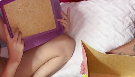 I come to my horny stepsister with a surprise for her birthday and I fuck her hard