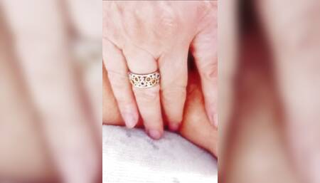 Enjoying fingering and spreading my pussy