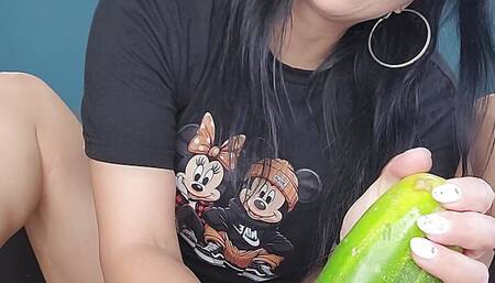 Big Objects in the Pussy with Gaping