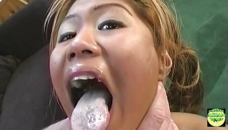 A Wild Asian Slut Gets Banged Anally and Her Pierced Cunt Is Filled with Cum