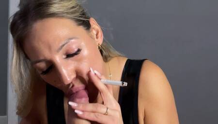 Yvybelle Smoking Blowjob