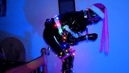 Sissy Maids Self Bondage Spiked Chastity Cage Torment for the Holidays