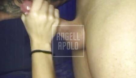 cumming on my big ass stepsister's face