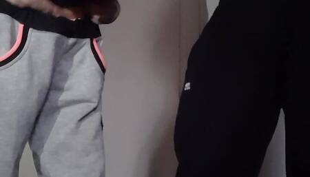 I caught my stepsister masturbating and joined her