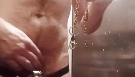 I've locked myself in a little chastity cage