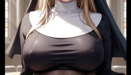 Attractive Busty Nun