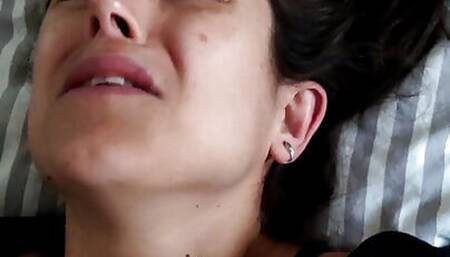 Watch how her little slutty hairy pussy loves cock, Dazzlingfacegirl