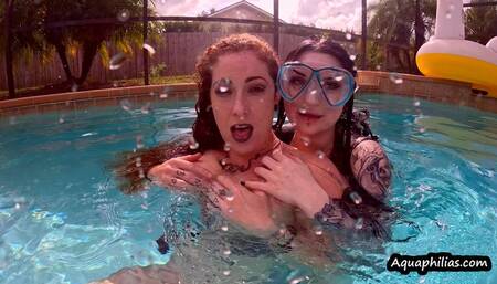 Aquaphilias- Naughty Jinjer Harley Jayde- Caught the neighbor Skinny Dipping- PERIL