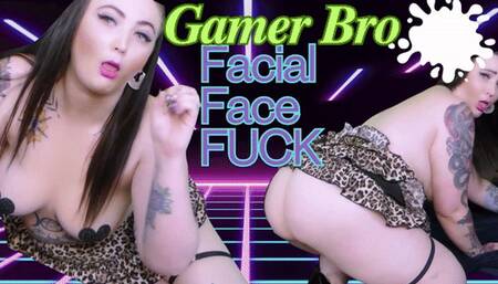 Gamer Bro Facial Face Fuck - AVI