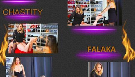 Double basted in slave husband