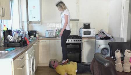 Wooden Wedge Shoes Trample