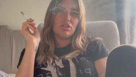 Casual Sexy Smoker
