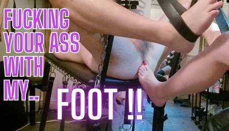 MCD - FUCKING YOUR ASS WITH MY FOOT - mobile version with Anal, Foot fisting, Boot worship
