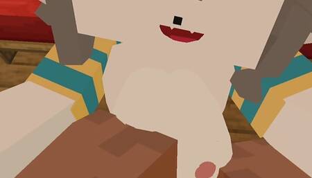 Minecraft Jenny Mod It's Temmie from undertale and she is wants to fuck and ride