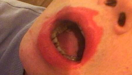 Me Fucking Playing Before the Deed with Lipstick That Stands Me Very Well.. Enjoy.