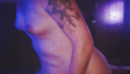 Riding that big mushroom cock as I moan and cum all over it