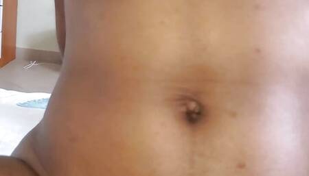 She did not expect that his penis could wake up from a massage, and make handjob for him