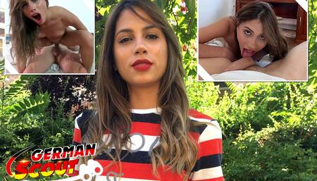 German Scout -skinny Latina Teen Baby Nicols Pickup and Talk to Casting Fuck