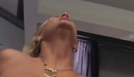 Blonde Wifey Bouncing Up and Down On Cock