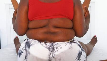 Smothered in the fattest farting donk she's ever seen