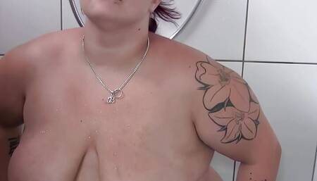 Fat German BBW in the without condom swinger club