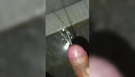 Pissing,large penis