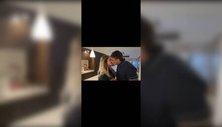 I fuck my stepsister hard, CREAMPIE and swallows the cum after it falls out of her pussy