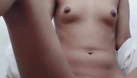 Desi Stepdaughter Teasing Her Stepdaddy At Video Call