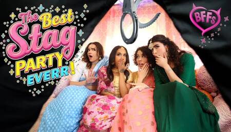 BFFS - Indian Bachelorette Party Turns Into Stripper Fuck-Fest!