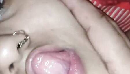 Latika missionary with stepbrother take cock