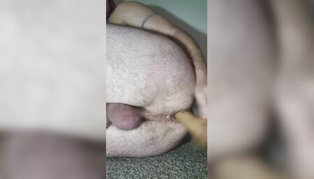 Creaming from my Manpussy while Fucking a Dildo. Who wants a taste?